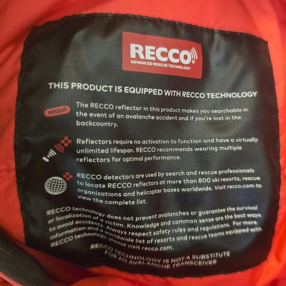 Mountain Hardware Recco Technology Orange Snow Boarding Pants Women's M - Picture 10 of 10